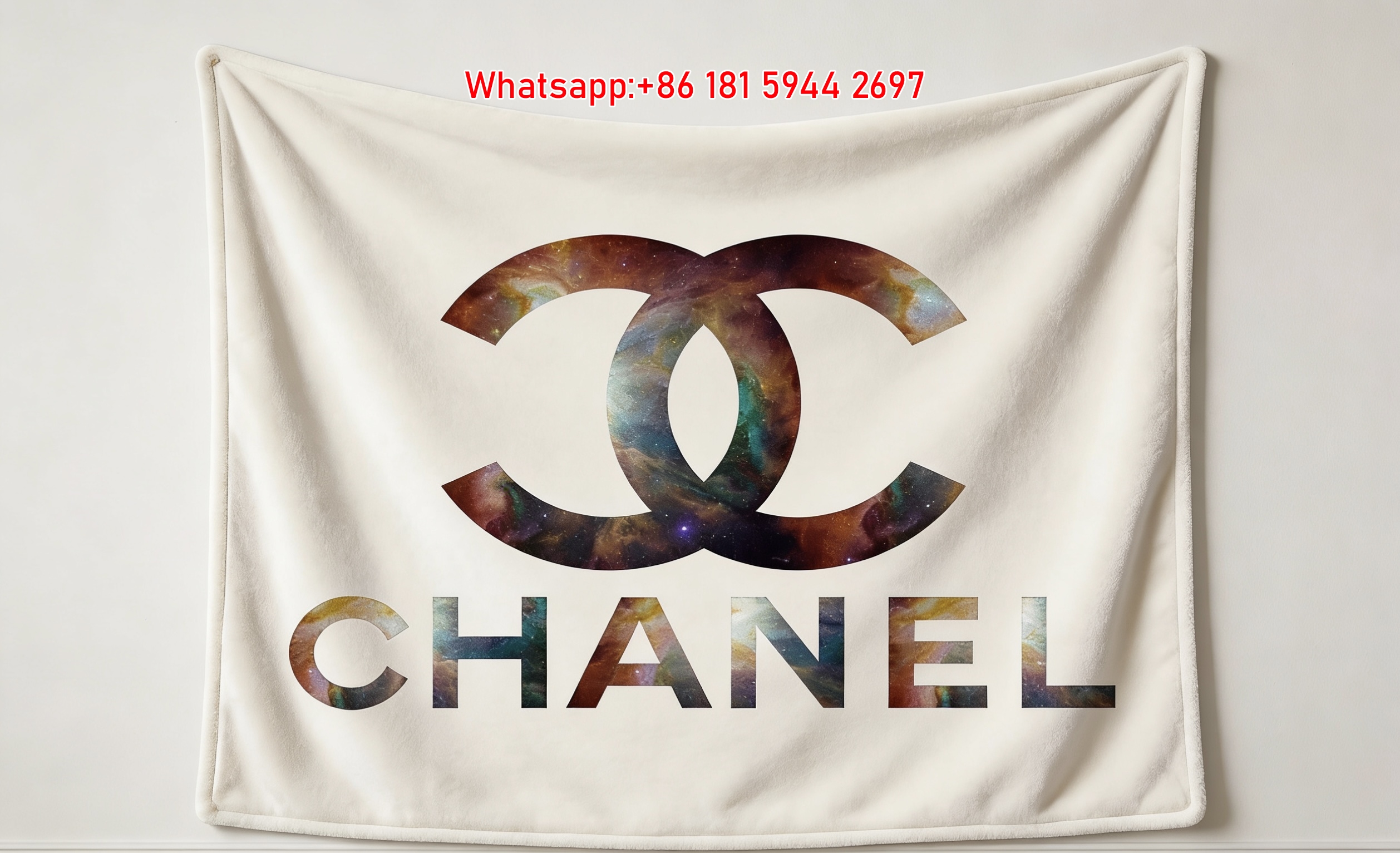 Chanel Galaxy Nebula Flannel Throw Blanket IMG_7124